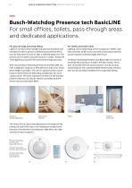 SMARTER BUILDING Busch-Presence detectors Energy saving the easy way - 10