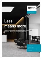 Less means more - 1