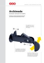 Archimede - Automatic wall catch for shutters