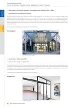 GEZE SLIDING, TELESCOPIC AND FOLDING DOOR SYSTEMS : VERSATILE AND COMFORTABLE - 10