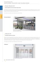 GEZE SLIDING, TELESCOPIC AND FOLDING DOOR SYSTEMS : VERSATILE AND COMFORTABLE - 12