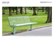 Siardo 400R Bench with armrest - data sheet-1