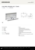 Luxe baby changing unit - 1