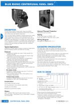 BLUE RHINO CENTRIFUGAL FANS: SWSI - 1