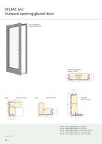 VELFAC 600 Wood/alu. entrance doors - 3