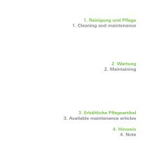 Schüco EasyCare – Maintenance instructions for PVC-U windows and doors - 2