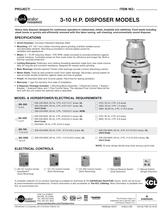 Disposers Model SS300 to SS1000 - 1