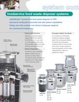 Foodservice Disposer Brochure - 2