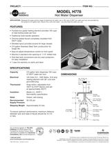 Hot Water Systems Model H-778-1