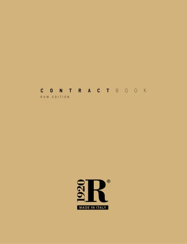 RAW EDITION CONTRACT BOOK