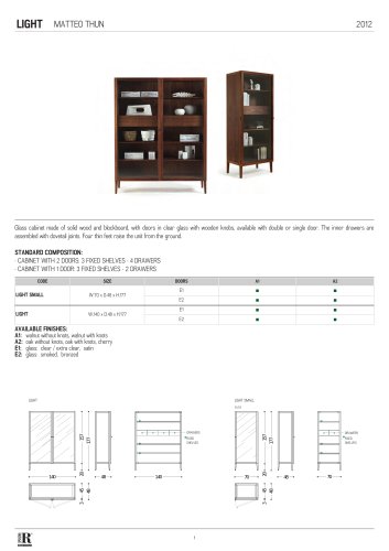 scheda tecnica light