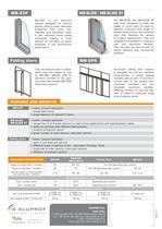 The folding door system - 2