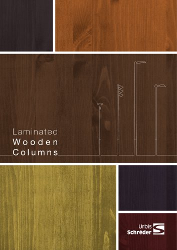 Standard range of Laminated wooden columns