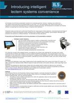 Intelligent lecterns Product Brochure - 1