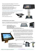 Intelligent lecterns Product Brochure - 4