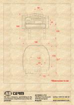 Wood & Gas Rotary Oven: MIX120R-2
