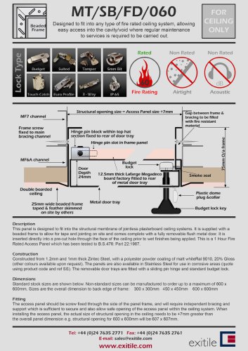 SB FD (up to 600mm)