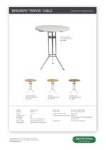 Brewery Tripod Table-2