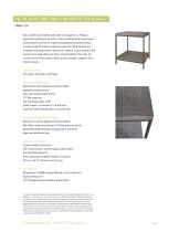 METAL SIDE TABLE WITH WRAPPED TOP & SHELF-2