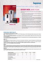 GEISER INOX SERIES - Commercial catalogue - 1