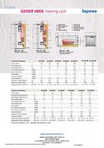 GEISER INOX SERIES - Commercial catalogue - 4