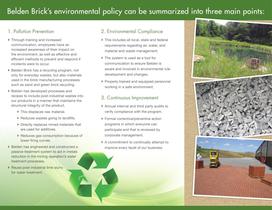 Belden Brick Environmental Stewardship - 2