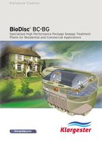 domestic wastewater treatment plant BIODISC BD - BG (19-70 IE) - 1