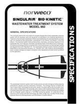 domestic wastewater treatment plant SINGULAIR (1.894l - 5.681l) - 1