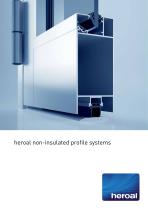 heroal non-insulated profile systems - 1