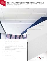 USG HALCYON™  LOGIX™  ACOUSTICAL PANELS