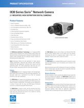 IX30 Series Sarix ™ Network Camera - 1