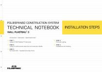 TECHNICAL NOTEBOOK WALL PLASTBAU®  3 - 1