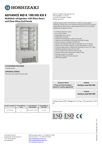ADVANCE MD K 100 HG KG E
