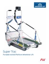 Super Trac - Portable Inclined Platform Wheelchair Lift - 1