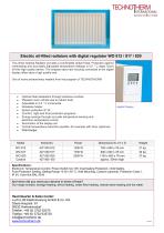 Oil filles radiator WO 810 / 812 / 820-1