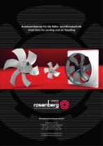 Axial fans for cooling and air handling - 1