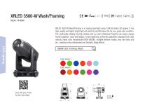 XRLED 3500-W Wash/Framing - 1