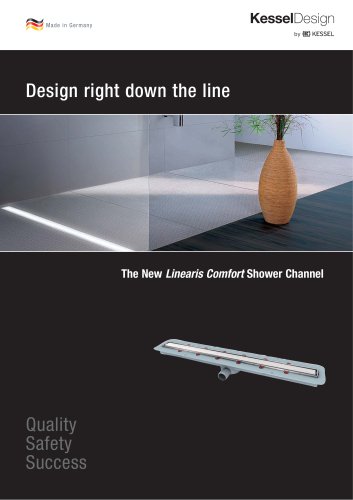 The New Linearis Comfort Shower Channel