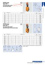 PFEIFER STANDARD-PROGRAMME LIFTING-TECHNOLOGY - 9