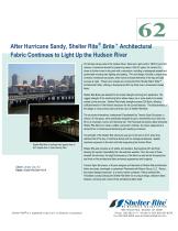 After Hurricane Sandy, Shelter Rite Brite Architectural Fabric Continues to Light Up the Hudson River - 1