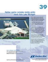 Harbor casino complex resists wintry blasts from Lake Michigan - 1