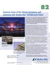 Summer home of the Atlanta Symphony well protected with Shelter-Rite Architectural Fabric - 1