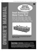 SMALL RECTANGULAR METAL FRAME POOLS - 1