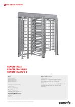 Rexon_ERA3_turnstiles_datasheet