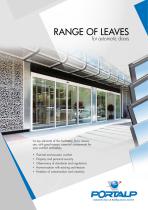 PORTALP - Range of leaves for automatic doors - 1