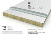 Architectural Details - Backing-wall - Insulated Facade System - TRIMOTERM FTV-1