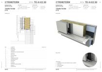 Architectural Details - Backing-wall - Insulated Facade System - TRIMOTERM FTV-4