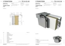 Architectural Details - Backing-wall - Insulated Facade System - TRIMOTERM FTV-5