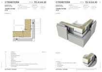 Architectural Details - Backing-wall - Insulated Facade System - TRIMOTERM FTV-6