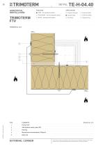 Architectural Details - Fire-resistant Internal Wall System - TRIMOTERM FTV-10